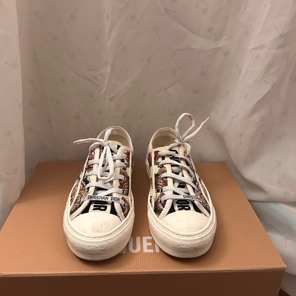 Walk ‘n’ Dior Floral Canvas Sneakers - Picture 2 of 9